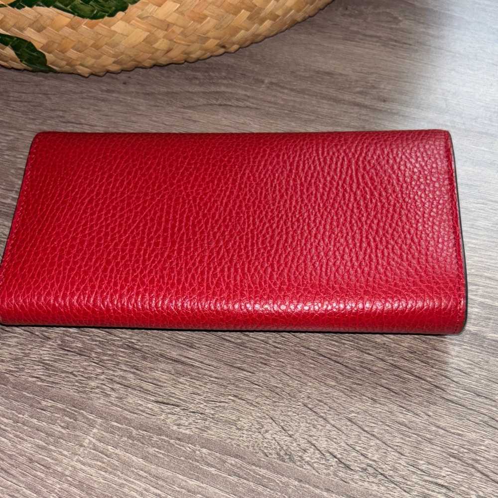 Gucci Crimson Leather Wristlet - Picture 3 of 5